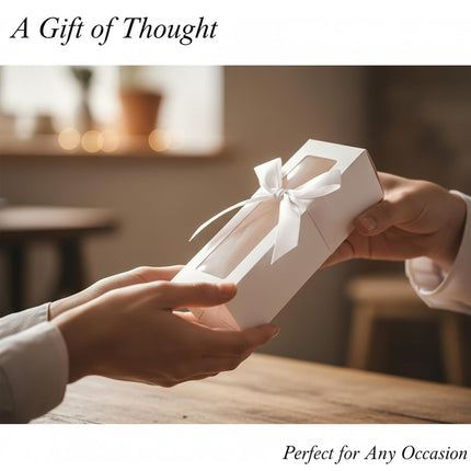 20PCS Cup Gift Boxes Sturdy with Clear Window Aesthetic for Coffee Cup Packaging