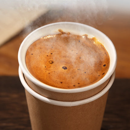 50PCS Disposable Coffee Cups 300ml Food-Grade for Takeaway Hot Cold Drinks Party