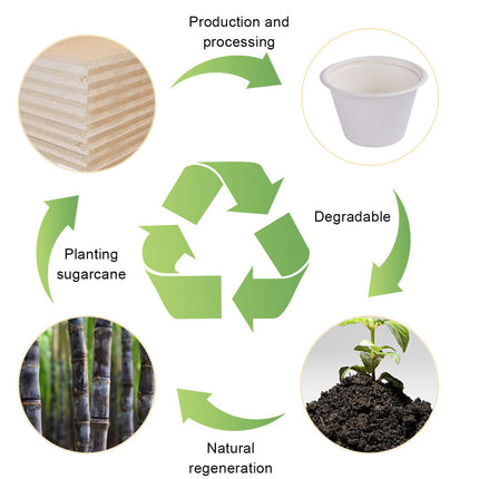 100PCS Dipping Sauce Dish 4Oz Small Condiment Bowls for Sushi Soy Sauce Snacks