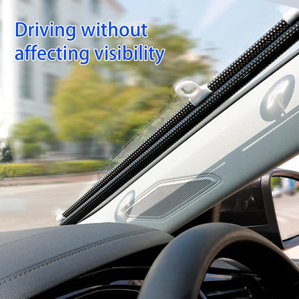 Car Window Sun Shade Retractable Side Visor Shield Cover Roll Curtain For Auto Use