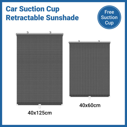 Car Window Sun Shade Retractable Side Visor Shield Cover Roll Curtain For Auto Use