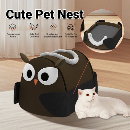 Cute Pet Nest Durable Comfortable Fabric for Cats Kitties Warm Indoor Sleeping