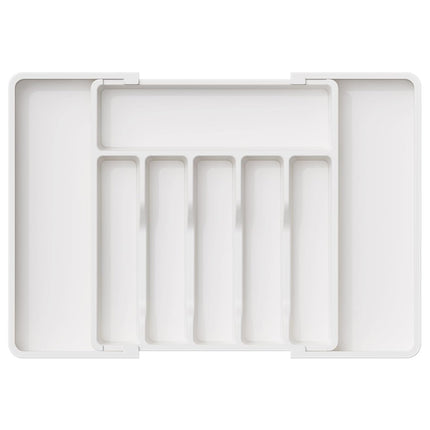 Portable Tableware Storage Box Telescopic Household Storage Tray Organizer