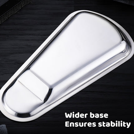 6PCS Stainless Steel Utensil Rest Trays Spoon Holder Kitchen Counter Organiser