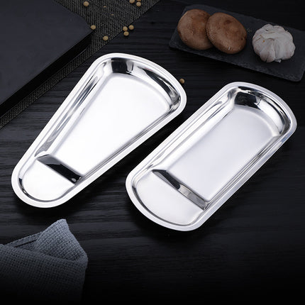 6PCS Stainless Steel Utensil Rest Trays Spoon Holder Kitchen Counter Organiser