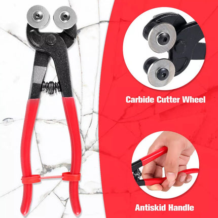 8inch Tile Nipper Mosaic Ceramic Glass Shaping Cutting Wheeled Plier Cutter Tool