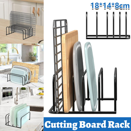 Kitchen Counter Chopping Board Rack Multifunction Dish Drying Storage Holder