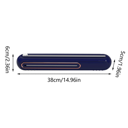 Household Plastic Wrap Cutter Double-Sided Sliding Knife Cutter Safe Durable