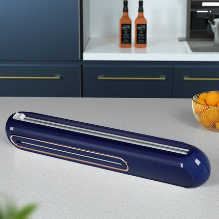 Household Plastic Wrap Cutter Double-Sided Sliding Knife Cutter Safe Durable