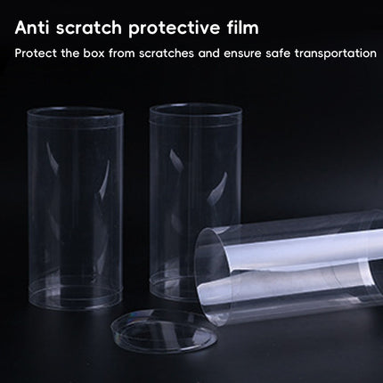 50pcs Clear Cylinder Organizer Storage Tube Container Case Pack Set Kit Easy Use