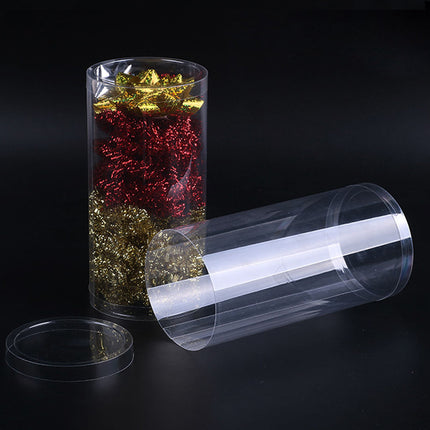 50pcs Clear Cylinder Organizer Storage Tube Container Case Pack Set Kit Easy Use