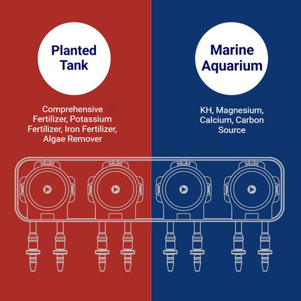 4 Channel Aquarium Dosing Pump Auto Titration System Reef Marine Planted Tank