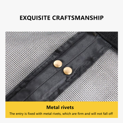 Self-Sealing Door Curtain Insect Proof Durable Mesh Screen for Home Kitchen Use