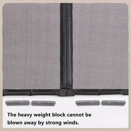 Self-Sealing Door Curtain Insect Proof Durable Mesh Screen for Home Kitchen Use