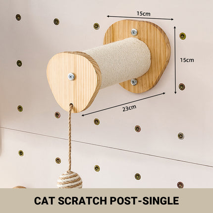 DIY Pegboard Cat Climbing Frame Wall Mounted Activity Center Freely Matched