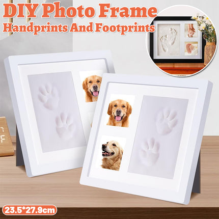 Keepsake DIY Handprint Footprint Photo Frame Kit for Pets or Memories