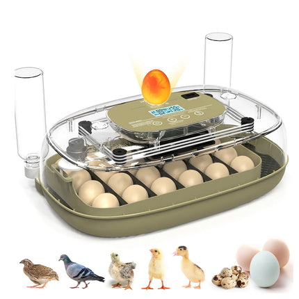 24 Egg Small Home Chicken Incubator Digital Automatic for Poultry Hatching