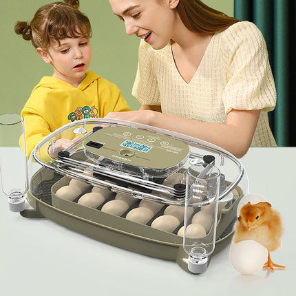 24 Egg Small Home Chicken Incubator Digital Automatic for Poultry Hatching