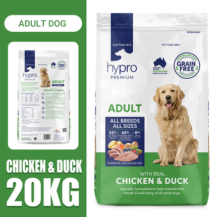 HYPRO DOG CHICKEN  DUCK 20KG