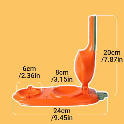 2in1 Dumpling Skin Chapati Maker Press Machine Wrapper Mould Handle Tools Pastry