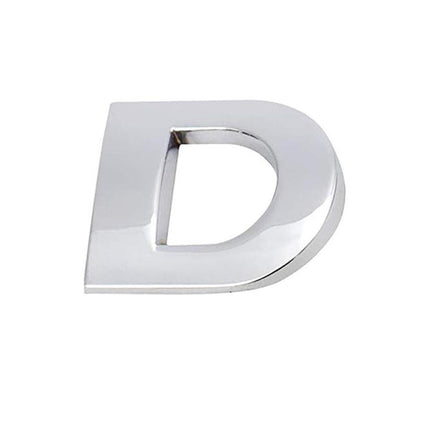 A-Z Alphabet Letters Car Sticker Self Adhesive Auto Badge Emblem 3D Chrome Good - Aimall