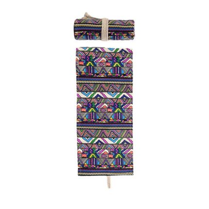 48/72 Hole Canvas Roll Pen Bag Pencil Case for Colored Pencils and Sketch Tools