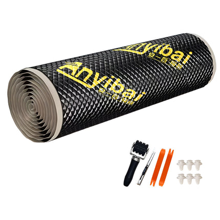 3.2m Car Sound Deadening Roll Self-Adhesive Noise Insulation Foam Doors Floors