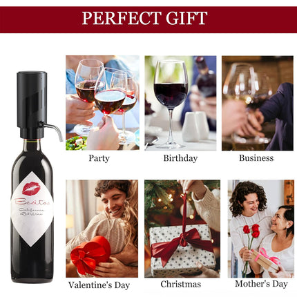 Air Pressure Wine Dispenser Automatic Wine Pourer for Wine Home Bar Party