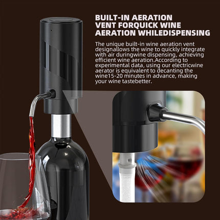Air Pressure Wine Dispenser Automatic Wine Pourer for Wine Home Bar Party