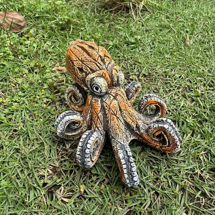 Octopus Fish Tank Decoration Aquarium Ornament Decorative Art Figurine Decor