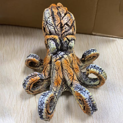 Octopus Fish Tank Decoration Aquarium Ornament Decorative Art Figurine Decor