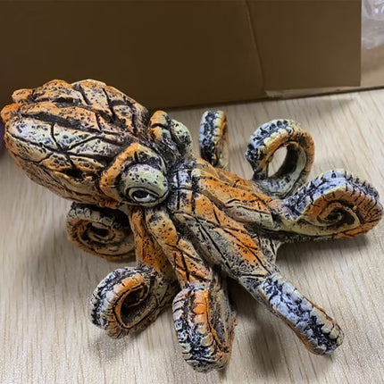 Octopus Fish Tank Decoration Aquarium Ornament Decorative Art Figurine Decor