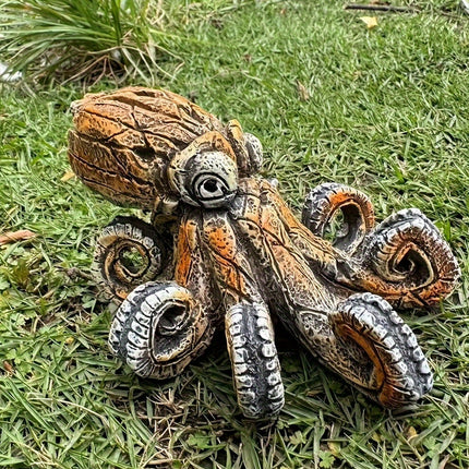Octopus Fish Tank Decoration Aquarium Ornament Decorative Art Figurine Decor