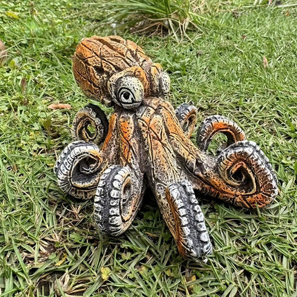 Octopus Fish Tank Decoration Aquarium Ornament Decorative Art Figurine Decor