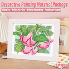Framed DIY Diamond Painting With Flowers Materials Kit Students Educational Toys