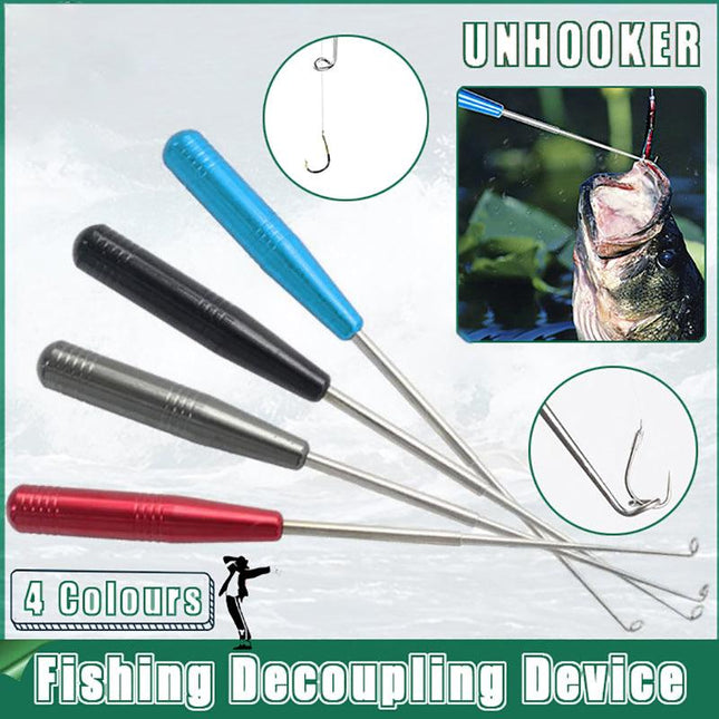 Fishing Hook Remover Stainless Steel Fishhook Dehooker Hook Detacher Extractor - Aimall