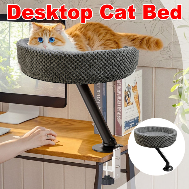 Suspended Cat Bed Desktop Hammock Cat Bed For Office Desk Window Mount Sleeping