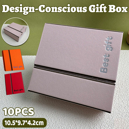10PCS Folding Gift Boxes 2-Piece Design for Wedding Party Favors Candy Packaging