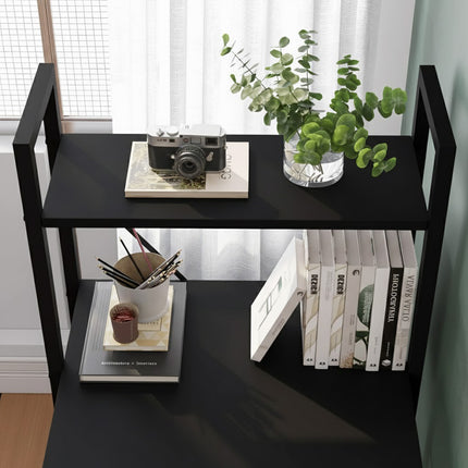 Minimalist Home Computer Desk With Shelves Study Workstation Office Gaming