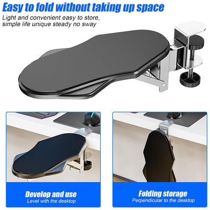 Computer Desk Elbow Rest Office Desk Extension Rack Adjustable Non Slip Ergonomic