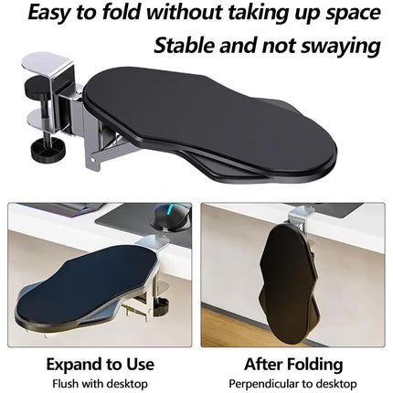 Computer Desk Elbow Rest Office Desk Extension Rack Adjustable Non Slip Ergonomic