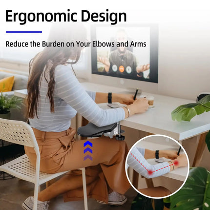 Computer Desk Elbow Rest Office Desk Extension Rack Adjustable Non Slip Ergonomic