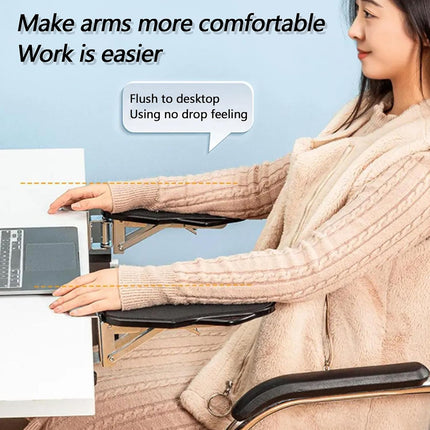 Computer Desk Elbow Rest Office Desk Extension Rack Adjustable Non Slip Ergonomic