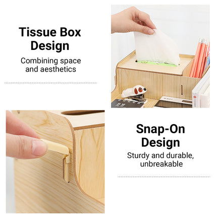 Wooden Desktop File Storage Rack for Office Home Document Paper Storage Sturdy