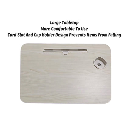 Foldable Bed Desk Portable Small Table Laptop Stand for Bedroom Sofa Study