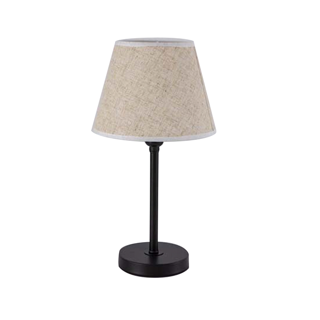 LED Fabric Table Lamp Minimalist Night Light Soft Textile Shade Bedroom Lighting