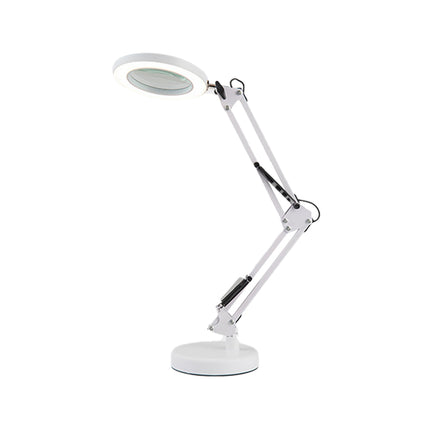 30X Magnifying Glass Desk Lamp LED Stepless Dim for Clock Repair Jewelry