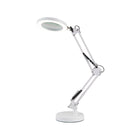 30X Magnifying Glass Desk Lamp LED Stepless Dim for Clock Repair Jewelry