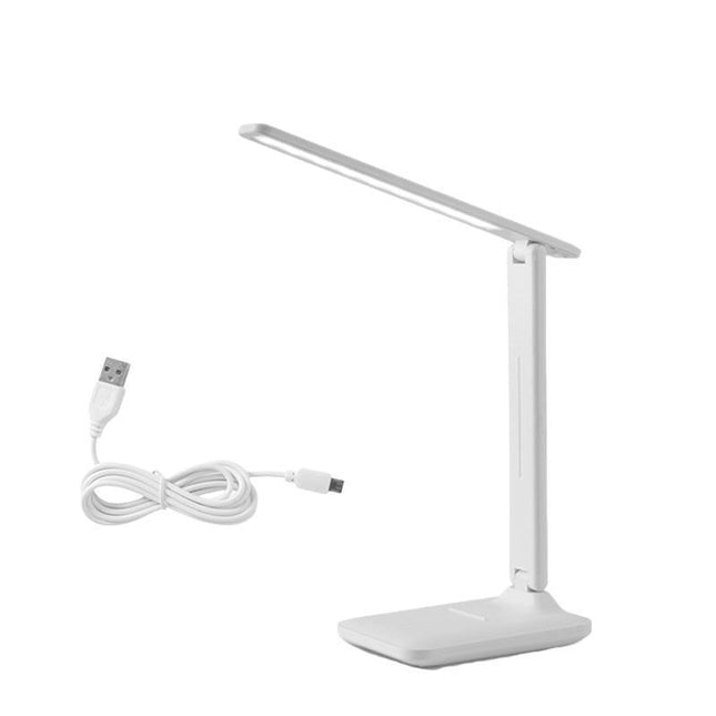 Touch LED Desk Lamp Bedside Study Reading Table Light USB Ports Dimmable - Aimall