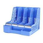 Plastic File Organizer Document Storage Rack for Office Home Desk Use Durable